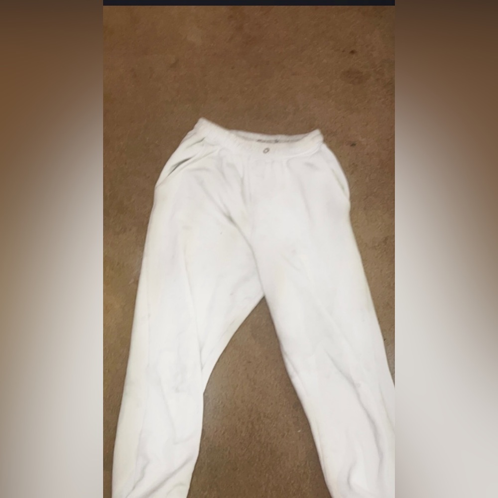 Misguided White Sweatpants